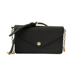 Michael Kors Small‎ Saffiano Leather Envelope Crossbody/Clutch Bag Black NWT